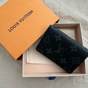 LOUIS VUITTON MONOGRAM Business Leather Card Case Holder